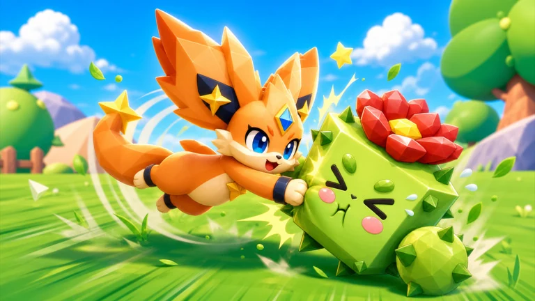 Kung Fu Weasel Blox Monsters tier game screenshot